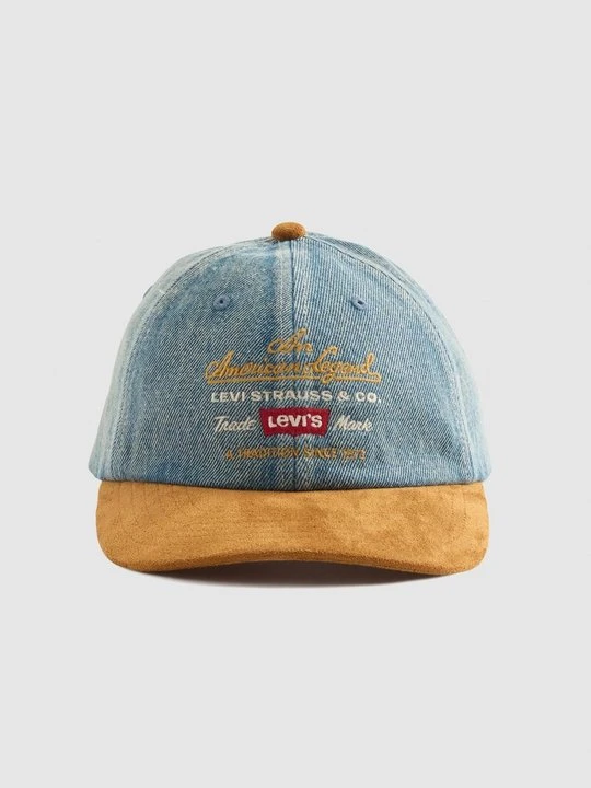 Zdjęcie produktu Czapka z daszkiem Levi's niebieski denim