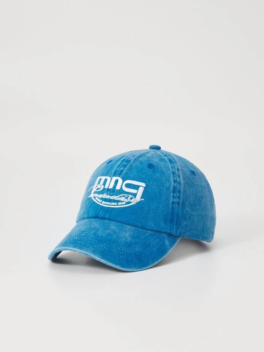 Zdjęcie produktu Czapka z daszkiem Mads Nørgaard błękit królewski