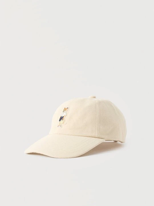 Zdjęcie produktu Czapka z daszkiem Maison Kitsuné biały