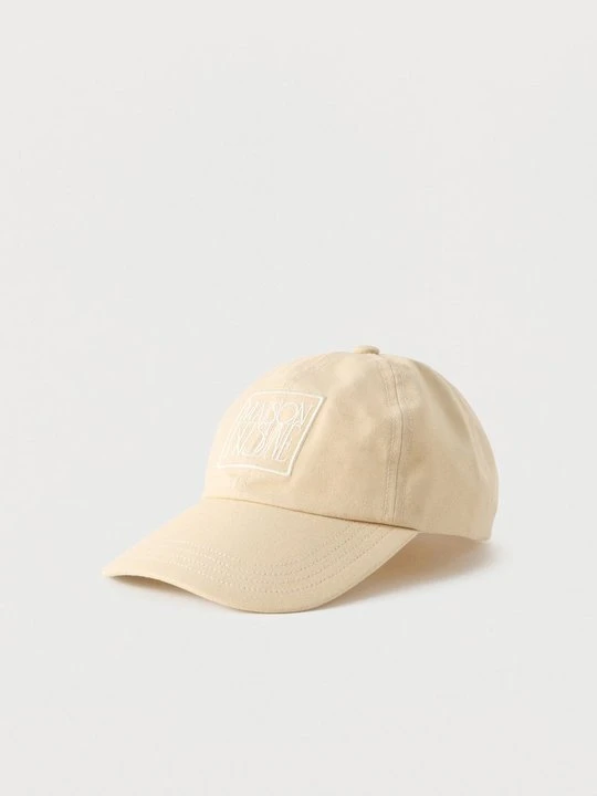 Zdjęcie produktu Czapka z daszkiem Maison Kitsuné mleczny