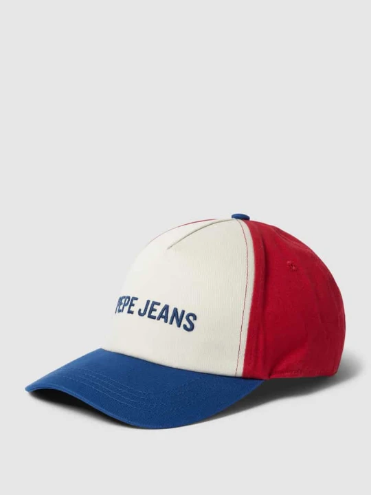 Zdjęcie produktu Czapka z daszkiem midi w stylu Colour Blocking Pepe Jeans