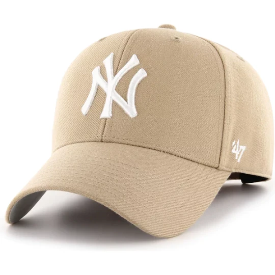 Zdjęcie produktu Czapka z daszkiem MLB New York Yankees '47 MVP 47 Brand Beżowy