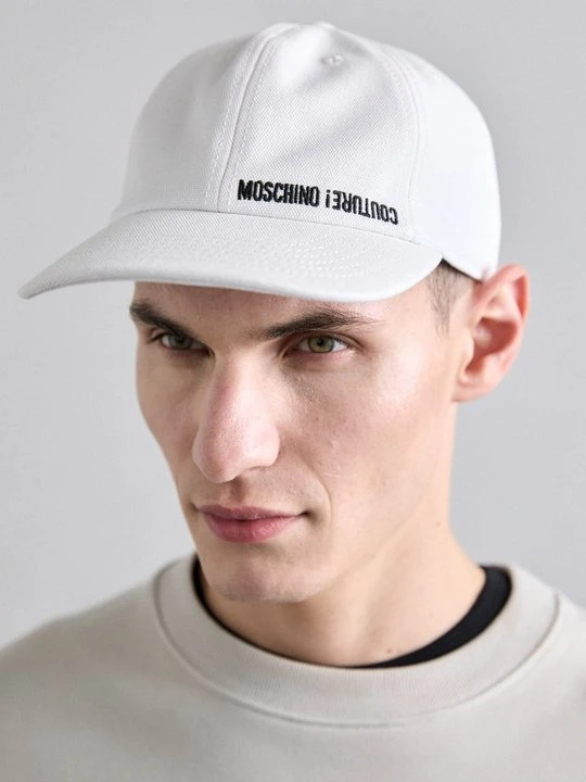 Zdjęcie produktu Czapka z daszkiem MOSCHINO biały