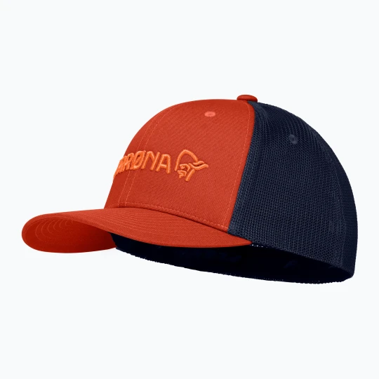 Zdjęcie produktu Czapka z daszkiem NORRONA Flexfit 3D gold flame Norrøna Czerwony