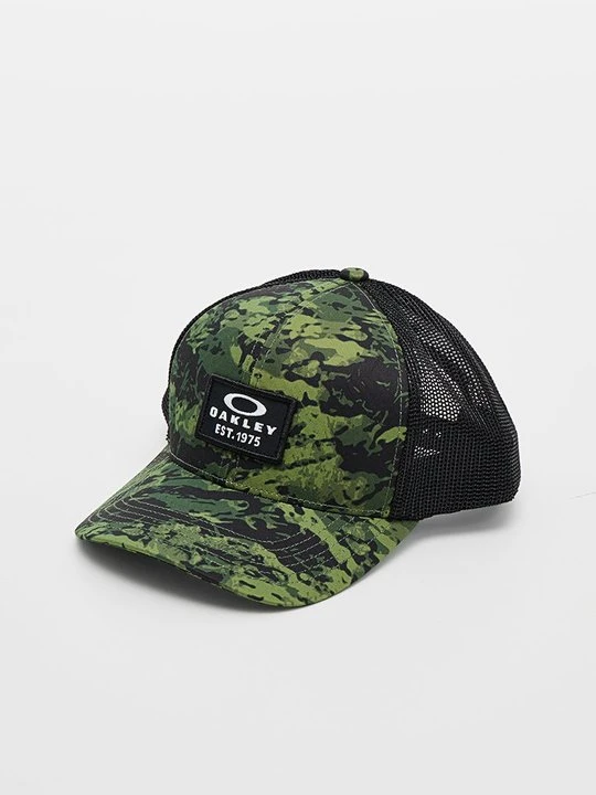 Zdjęcie produktu Czapka z daszkiem Oakley ciemnozielony melanż