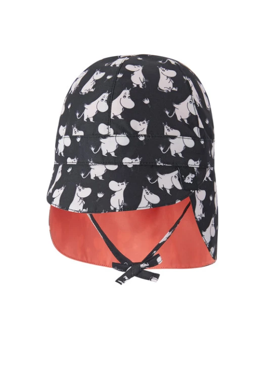 Zdjęcie produktu Czapka z daszkiem Reima Moomin Solskydd 5300269A Czarny