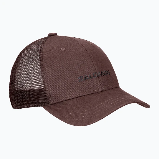Zdjęcie produktu Czapka z daszkiem Salomon Logo Trucker coffee bean Brązowy