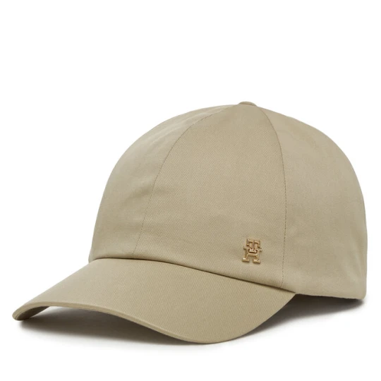 Zdjęcie produktu Czapka z daszkiem Tommy Hilfiger Elevated Chic Soft Cap AW0AW17138 Beżowy