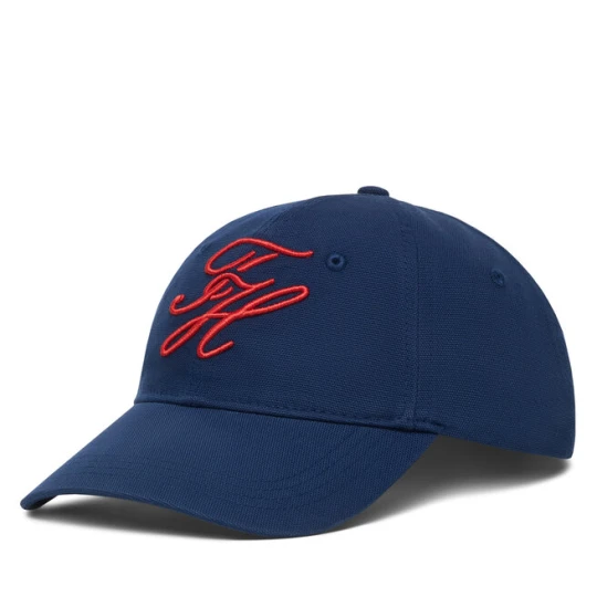 Zdjęcie produktu Czapka z daszkiem Tommy Hilfiger Logo Embroidery Baseball Cap AM0AM14120 Granatowy
