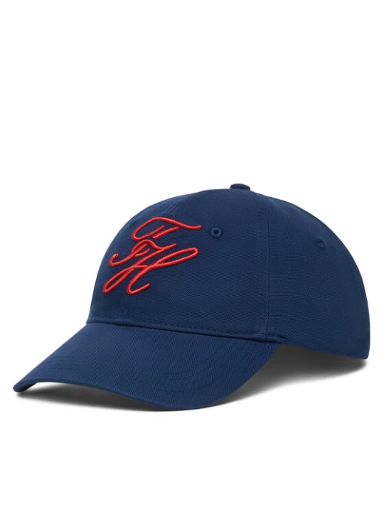 Zdjęcie produktu Czapka z daszkiem Tommy Hilfiger Logo Embroidery Baseball Cap AM0AM14120 Granatowy