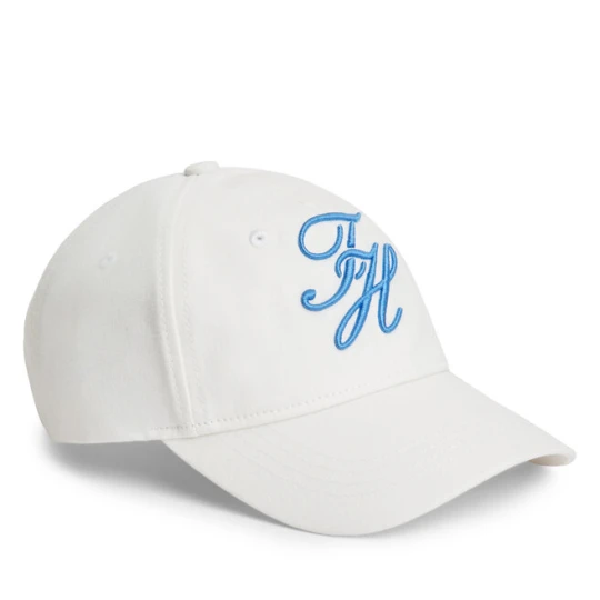 Zdjęcie produktu Czapka z daszkiem Tommy Hilfiger Logo Embroidery Baseball Cap AW0AW18338 Biały