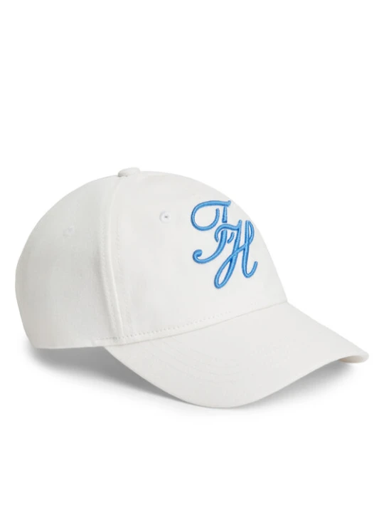 Zdjęcie produktu Czapka z daszkiem Tommy Hilfiger Logo Embroidery Baseball Cap AW0AW18338 Biały