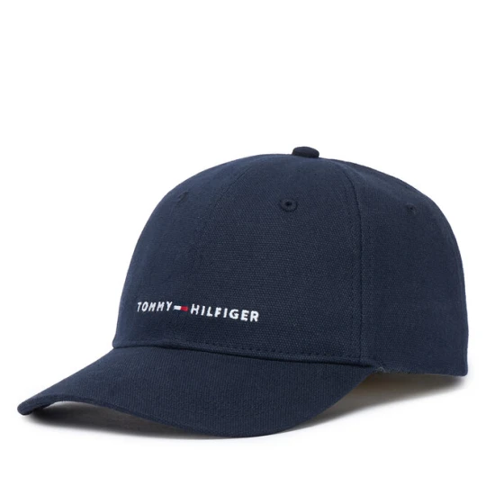 Zdjęcie produktu Czapka z daszkiem Tommy Hilfiger Th Foundation Soft AM0AM14511 Granatowy