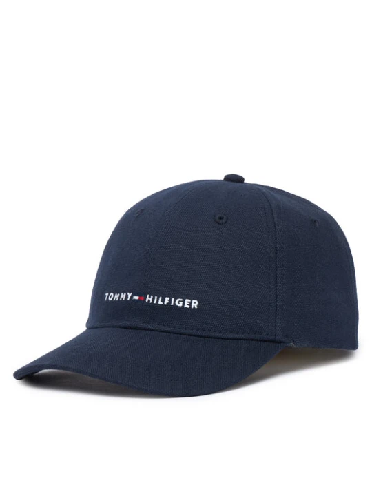 Zdjęcie produktu Czapka z daszkiem Tommy Hilfiger Th Foundation Soft AM0AM14511 Granatowy