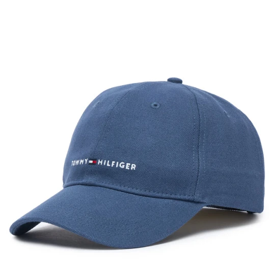 Zdjęcie produktu Czapka z daszkiem Tommy Hilfiger Th Foundation Soft AM0AM14511 Niebieski