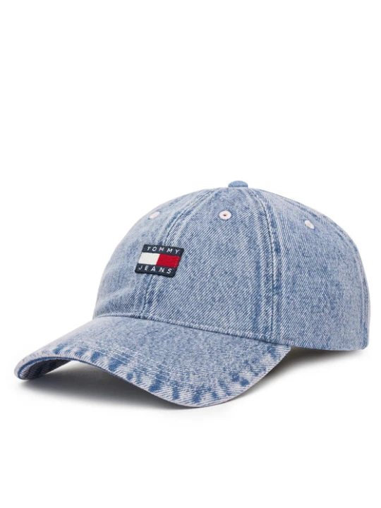 Zdjęcie produktu Czapka z daszkiem Tommy Jeans Heritage AW0AW17643 Fioletowy