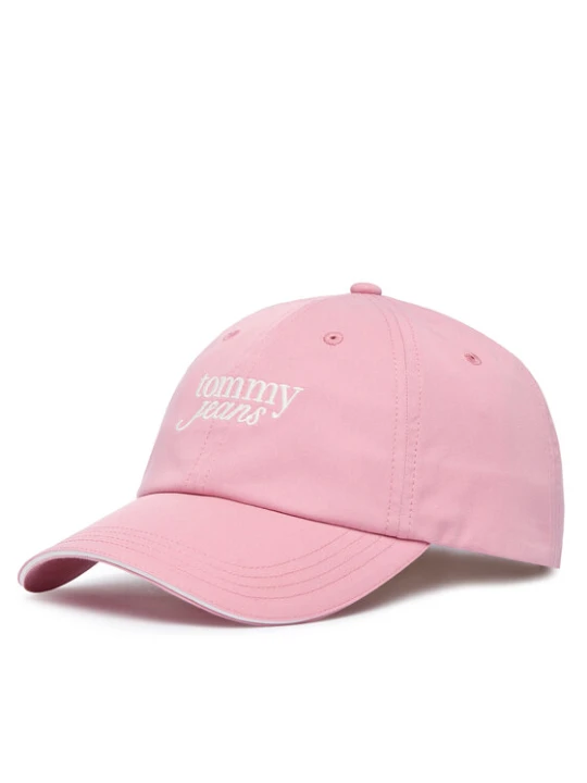 Zdjęcie produktu Czapka z daszkiem Tommy Jeans Script AW0AW18973 Różowy jasny