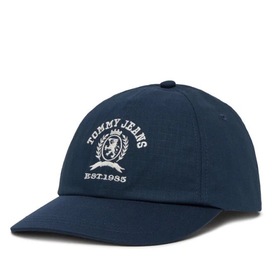 Zdjęcie produktu Czapka z daszkiem Tommy Jeans Tjm Crest Cap AM0AM13286 Granatowy