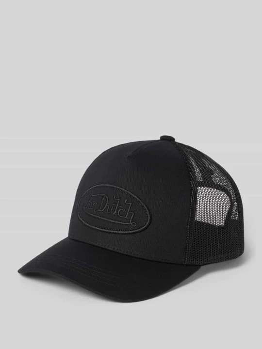Zdjęcie produktu Czapka z daszkiem trucker z wyhaftowanym logo Von Dutch Czarny