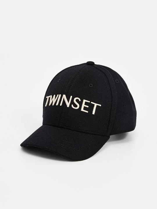 Zdjęcie produktu Czapka z daszkiem TWINSET czarny
