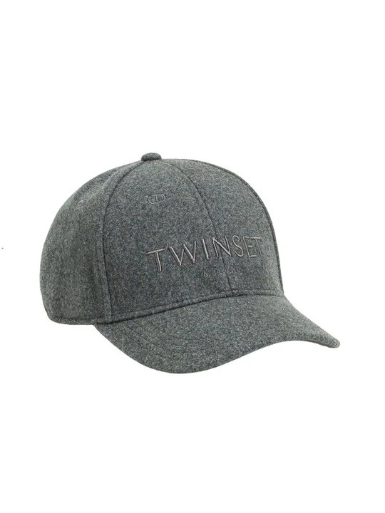 Zdjęcie produktu Czapka z daszkiem TWINSET szary