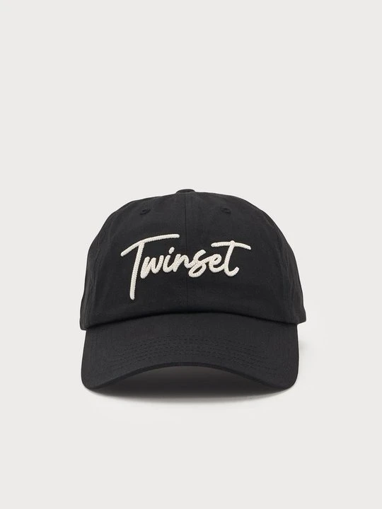 Zdjęcie produktu Czapka z daszkiem TWINSET czarny