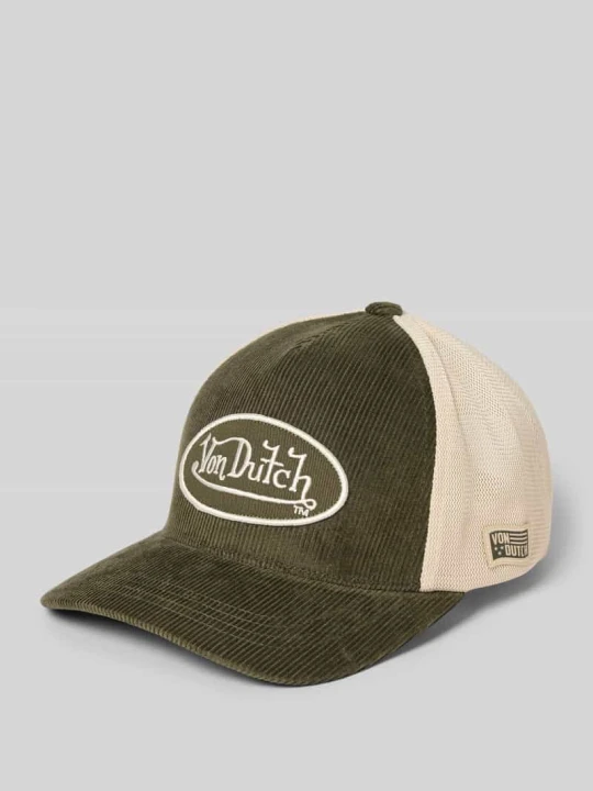 Zdjęcie produktu Czapka z daszkiem typu trucker z mieszanka bawełny model 'CASQUETTE' Von Dutch Antracytowy