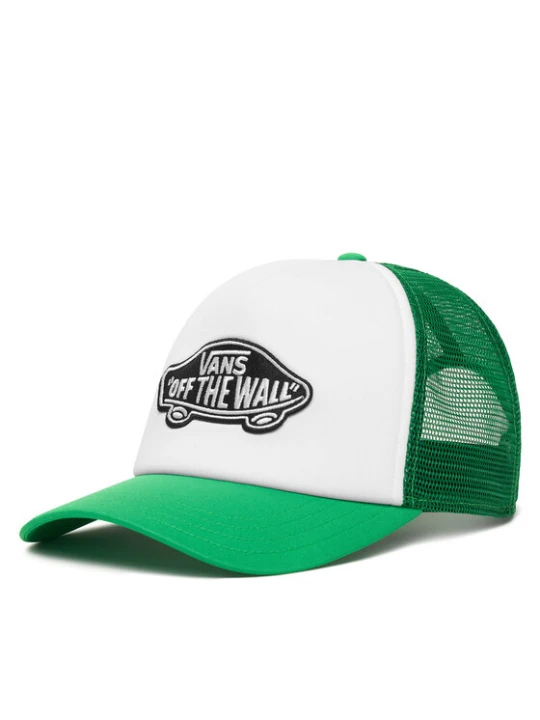 Zdjęcie produktu Czapka z daszkiem Vans Classic Patch Curved Bill Trucker VN00066XFLX1 Zielony