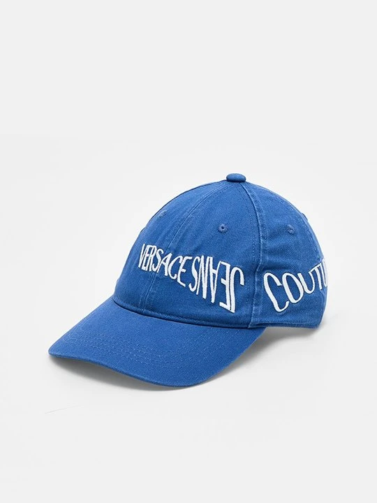 Zdjęcie produktu Czapka z daszkiem Versace Jeans Couture niebieski denim