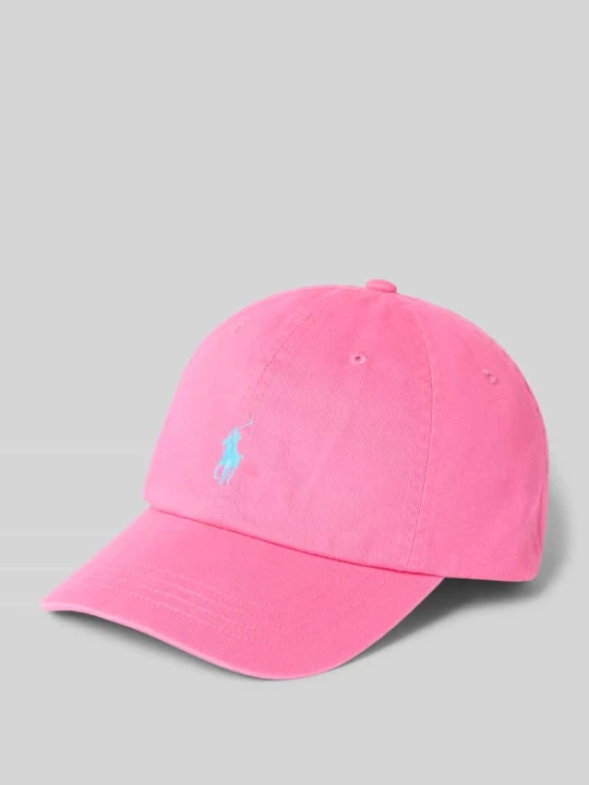 Zdjęcie produktu Czapka z daszkiem z czystej Bawełna Polo Ralph Lauren Mocnoróżowy