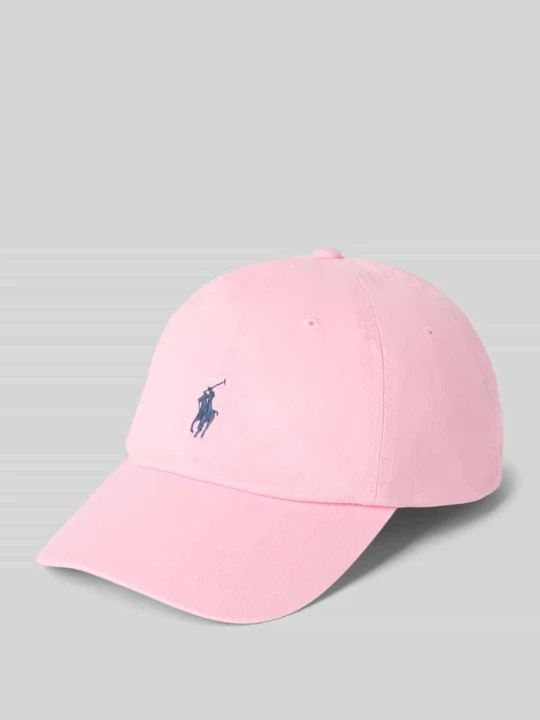 Zdjęcie produktu Czapka z daszkiem z czystej Bawełna Polo Ralph Lauren Jasnoróżowy