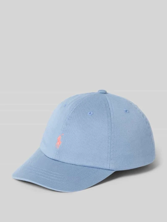 Zdjęcie produktu Czapka z daszkiem z czystej Bawełna Polo Ralph Lauren Błękitny