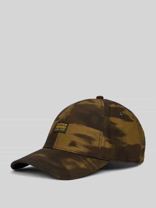 Zdjęcie produktu Czapka z daszkiem z czystej bawełny G-Star Raw Khaki