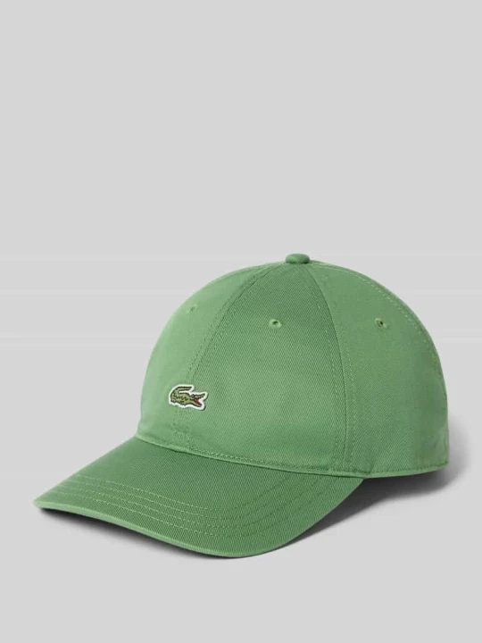 Zdjęcie produktu Czapka z daszkiem z czystej bawełny Lacoste Zielony