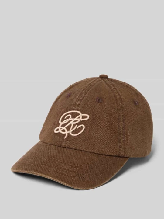 Zdjęcie produktu Czapka z daszkiem z czystej bawełny model 'CALLIGRAPHIE' RETERNITY Średniobrązowy