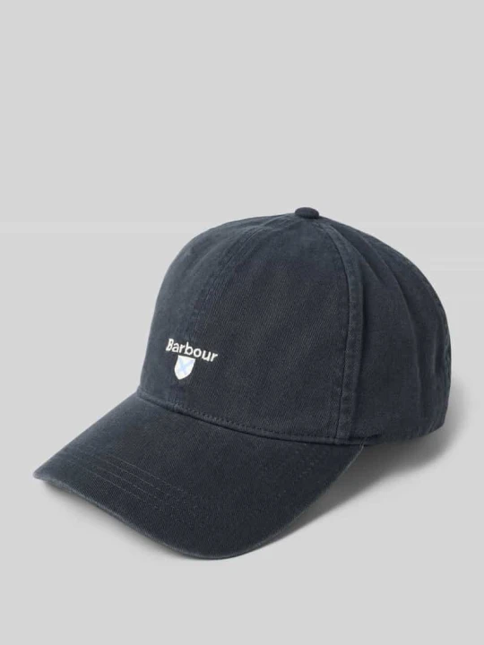 Zdjęcie produktu Czapka z daszkiem z czystej bawełny model 'CASCADE' Barbour Granatowy