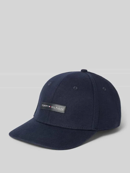 Zdjęcie produktu Czapka z daszkiem z czystej bawełny model 'FOUNDATION CANVAS' Tommy Hilfiger Granatowy