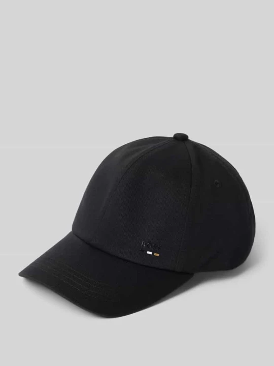 Zdjęcie produktu Czapka z daszkiem z czystej Bawełna Model 'ZED-BOSS-ICON' Czarny