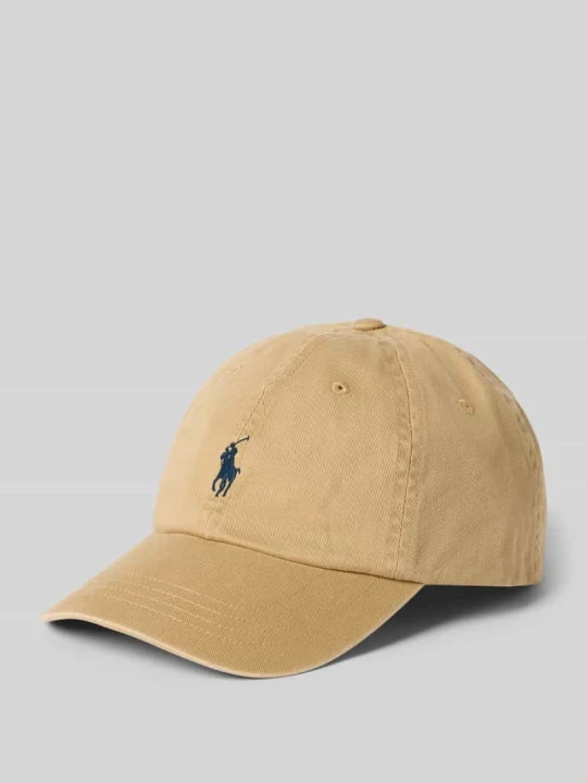 Zdjęcie produktu Czapka z daszkiem z czystej Bawełna Polo Ralph Lauren Jasnobrązowy
