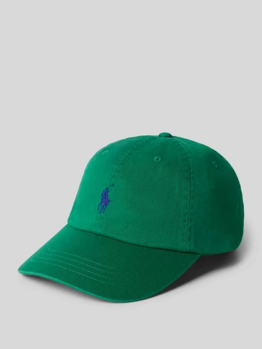Zdjęcie produktu Czapka z daszkiem z czystej Bawełna Polo Ralph Lauren Zielony