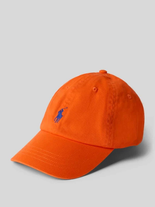 Zdjęcie produktu Czapka z daszkiem z czystej Bawełna Polo Ralph Lauren Pomarańczowy