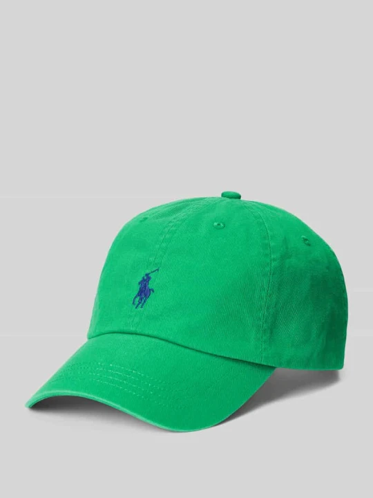 Zdjęcie produktu Czapka z daszkiem z czystej Bawełna Polo Ralph Lauren Zielony