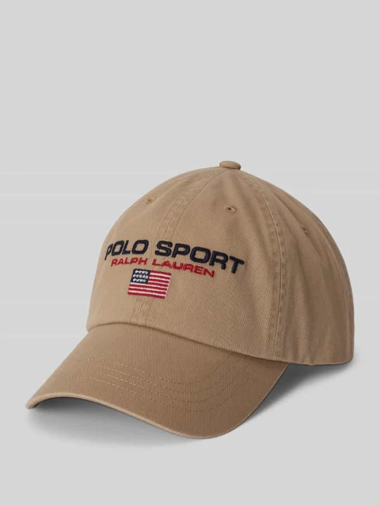 Zdjęcie produktu Czapka z daszkiem z czystej Bawełna Polo Ralph Lauren Beżowy