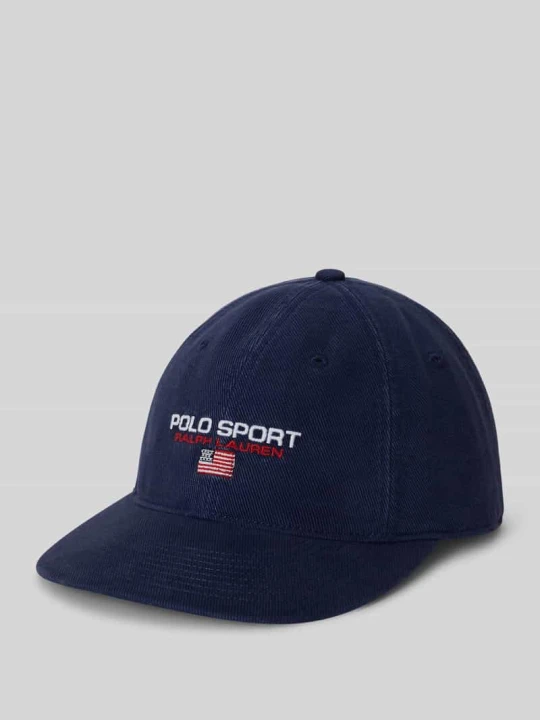 Zdjęcie produktu Czapka z daszkiem z czystej Bawełna Polo Ralph Lauren Granatowy
