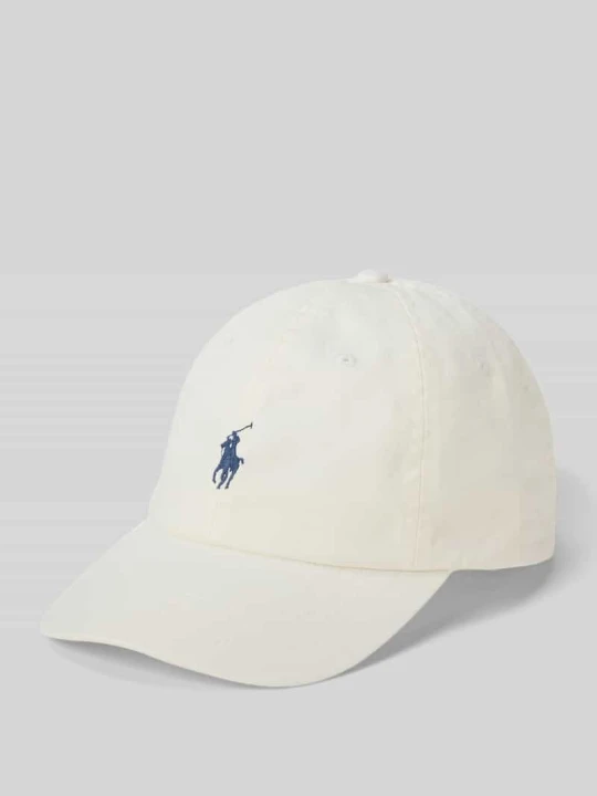 Zdjęcie produktu Czapka z daszkiem z czystej bawełny Polo Ralph Lauren Złamany biały