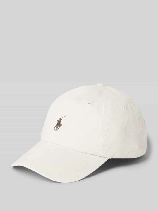 Zdjęcie produktu Czapka z daszkiem z czystej bawełny Polo Ralph Lauren Jasnoszary