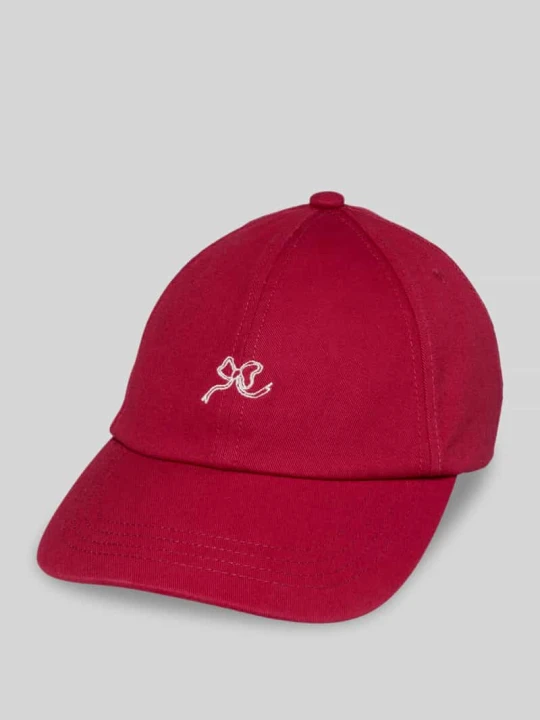 Zdjęcie produktu Czapka z daszkiem z czystej bawełny - Special Drop Marc O'Polo Czerwony