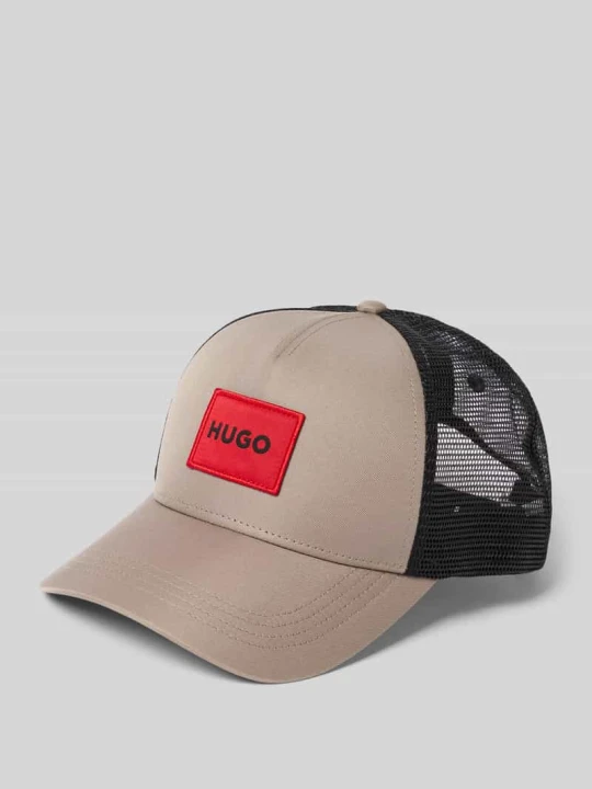 Zdjęcie produktu Czapka z daszkiem z detalem z logo model 'KODY' Hugo Grafitowy