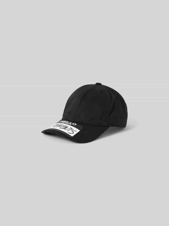 Zdjęcie produktu Czapka z daszkiem z detalem z logo Vetements Czarny