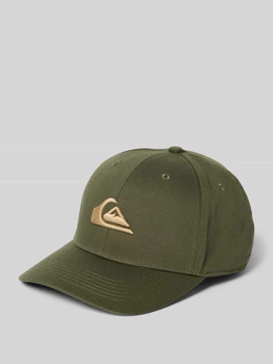 Zdjęcie produktu czapka z daszkiem z dodatkiem bawełny model 'DECADES' Quiksilver Ciemnozielony